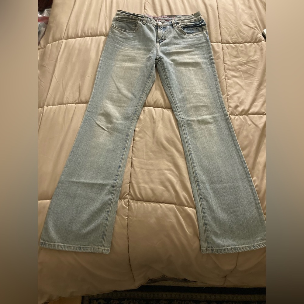 📦 Massimo supply Co./retro like new/ light wash jeans/stretchy